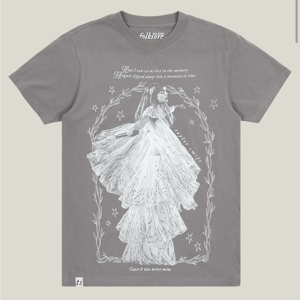 Taylor Swift Folklore August Official Merch T-Shirt